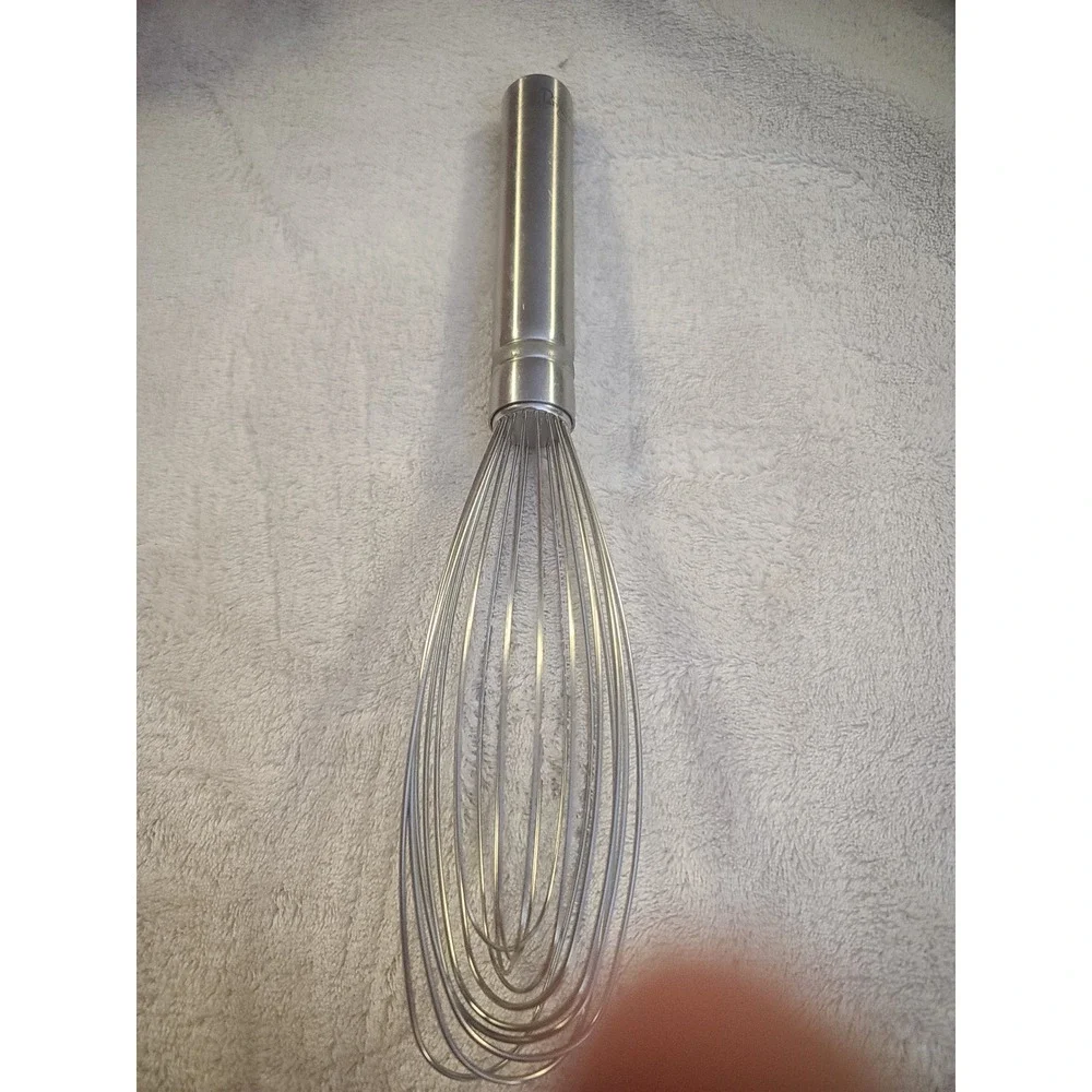 The Pampered Chef Stainless Steel Balloon Whisk 10 Inch Kitchen Tool Silver